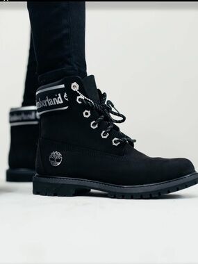 Timberland Stone Street 6-Inch Waterproof Boots, Black, Size 9.5,  NWOT, display